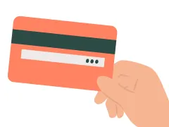Payment is completed by credit card. No hassle when getting off.