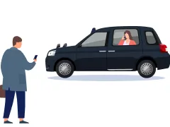 More affordable through ridesharing. A budget-friendly "Shared Ride" option.
